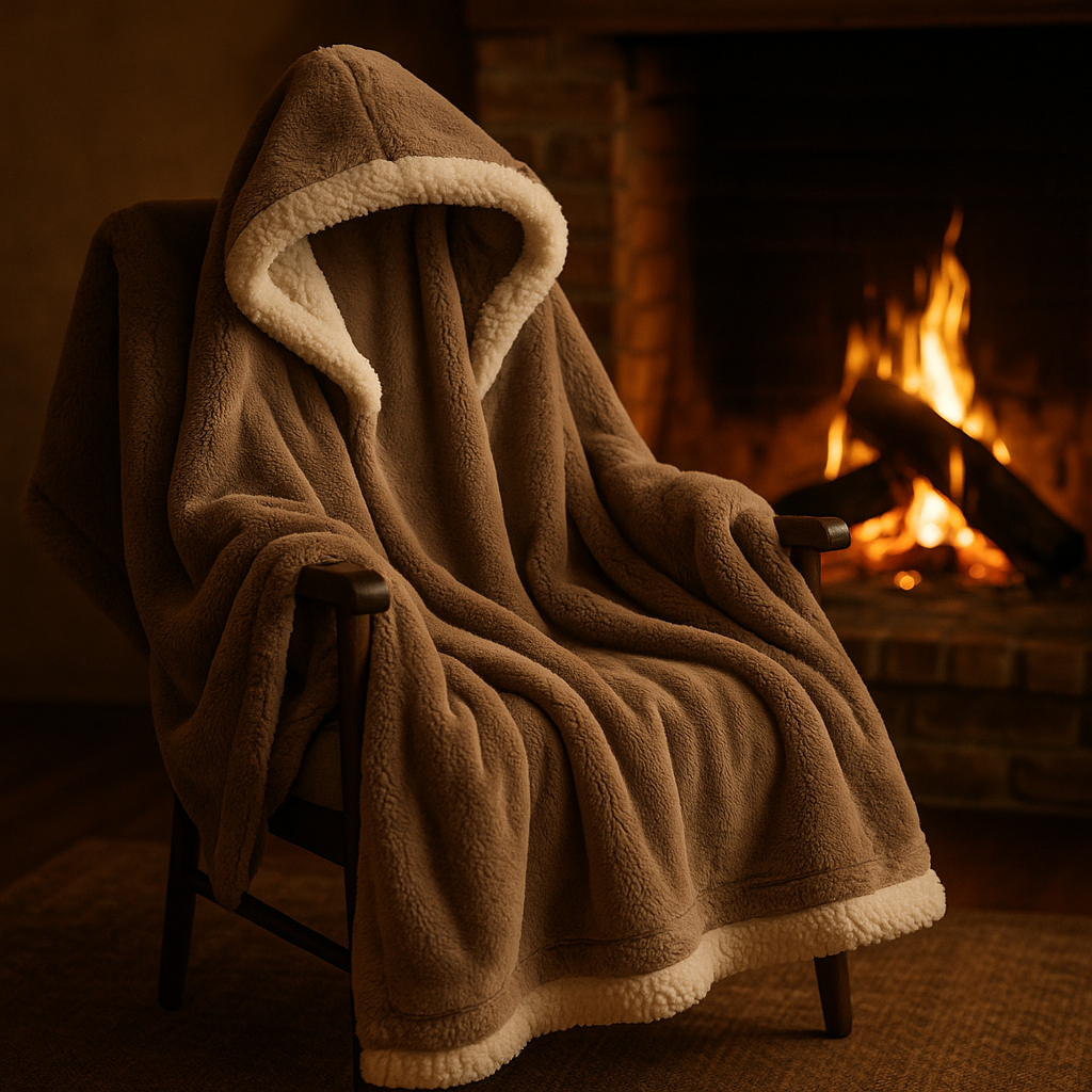 Hoodie Blanket Oversized Ultra Plush Sherpa Big Giant Hooded Sweatshirt