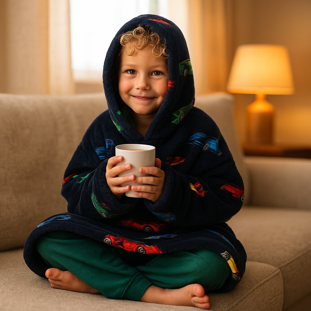 Car Hoodie Blanket Fleece Sweatshirt Jumper Oversized Wearable Throw Warm Soft