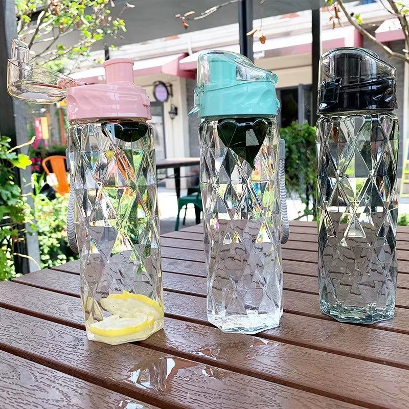 Heart to Hand 500Ml Clear Water Bottle 