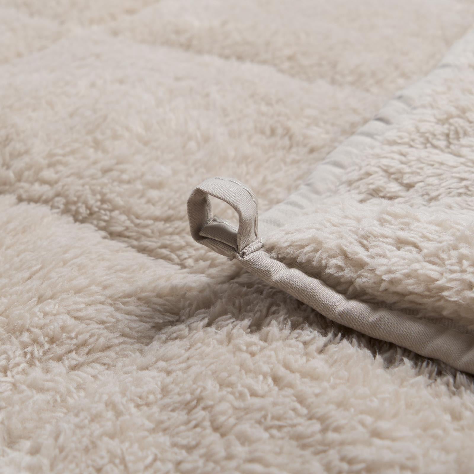 Heart to Hands Teddy Fleece Weighted Blanket Sensory Sleep Therapy Anxiety Throw